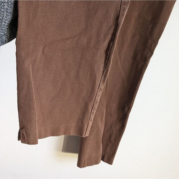 Chicos Fabulously Slimming Brown Pull On Stretch Pants - Picture 2 of 7
